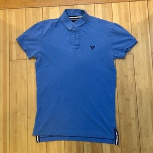 American Eagle Outfitters Vibrant Blue Polo